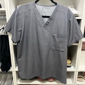 FIGS Short-Sleeve V-Neck Top & Pants